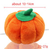 Animals Cartoon Dog Toys Stuffed Squeaking Pet Toy Cute Plush Puzzle for Dogs Cat Chew Squeaker Squeaky Toy for Pet Pumpkin