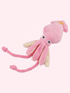 Supet 1Pc Interactive Plush Octopus Shaped Pet Toy with Rope for Cats and Dogs LATEST