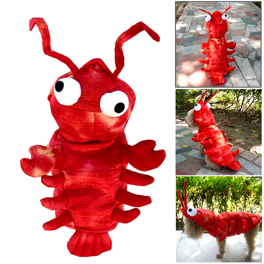 Lobster Pet Costume Cartoon Cosplay Costume Party Dog Cat Halloween Chirstmas Lobster Design Dog Cat Halloween Chirstmas Party