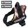 Walking Dog Harnesses Safety No-Pull Breathable Service Dog Vest Collar Adjustable Reflective Pet Harness with Outdoor Training