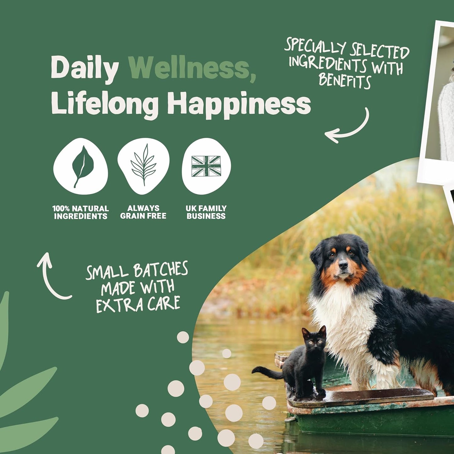 Natural Dog Treat Chews - 100% Healthy Air-Dried Pork & Beef Sausage Meat Treats for Dogs, Puppy & Senior. Grain & Gluten Free Low Fat Raw Protein Dog Food Snack (200G)