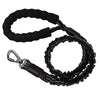 Durable Pet Leash Reflective Stretchable Leash Outdoor Training Metal Clasp Cushioned Handle Dog Leash