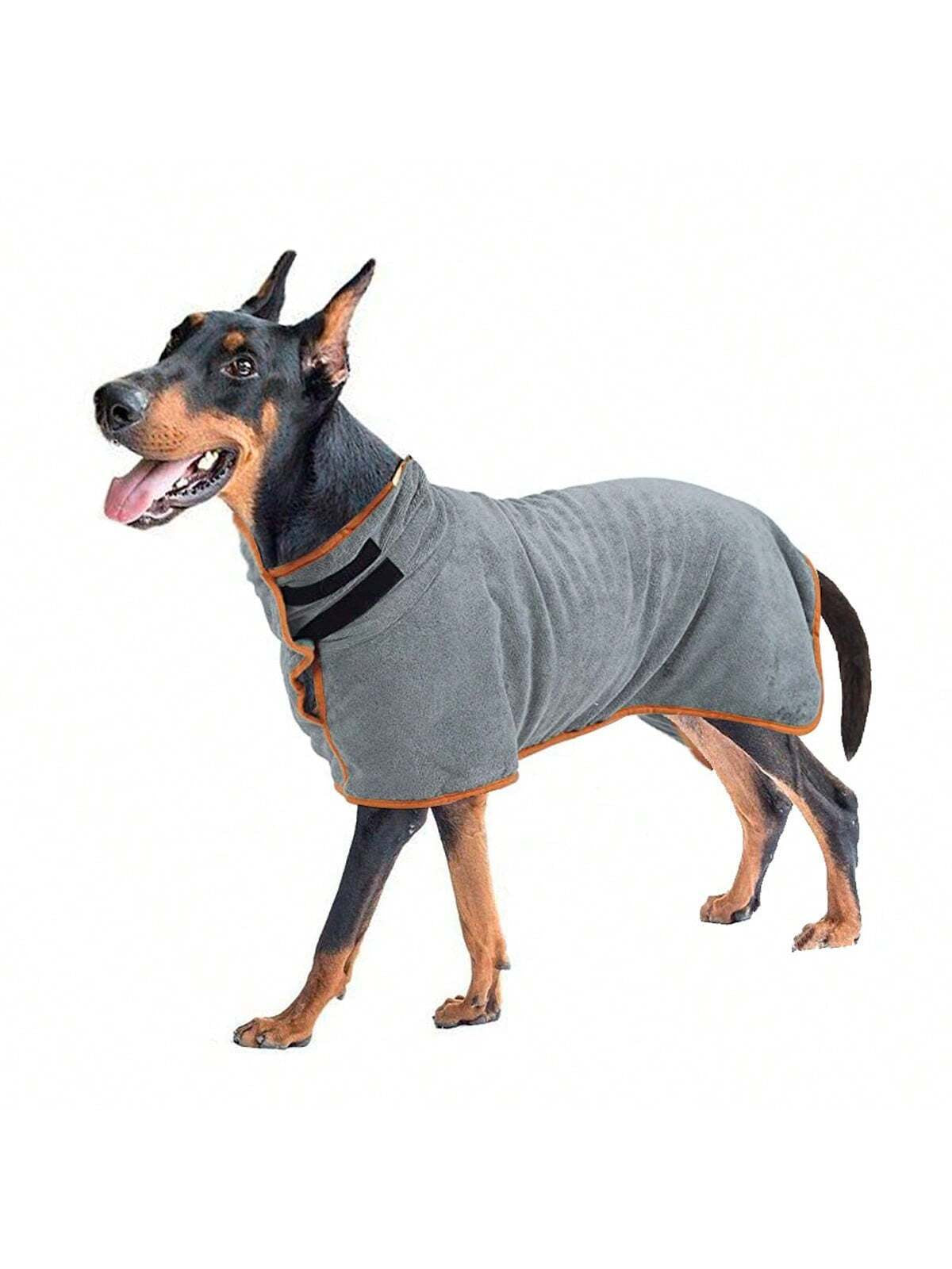 1Pc Pet Absorbent Bathrobe, Quick-Drying Towel for Dogs, Cats or Other Animals