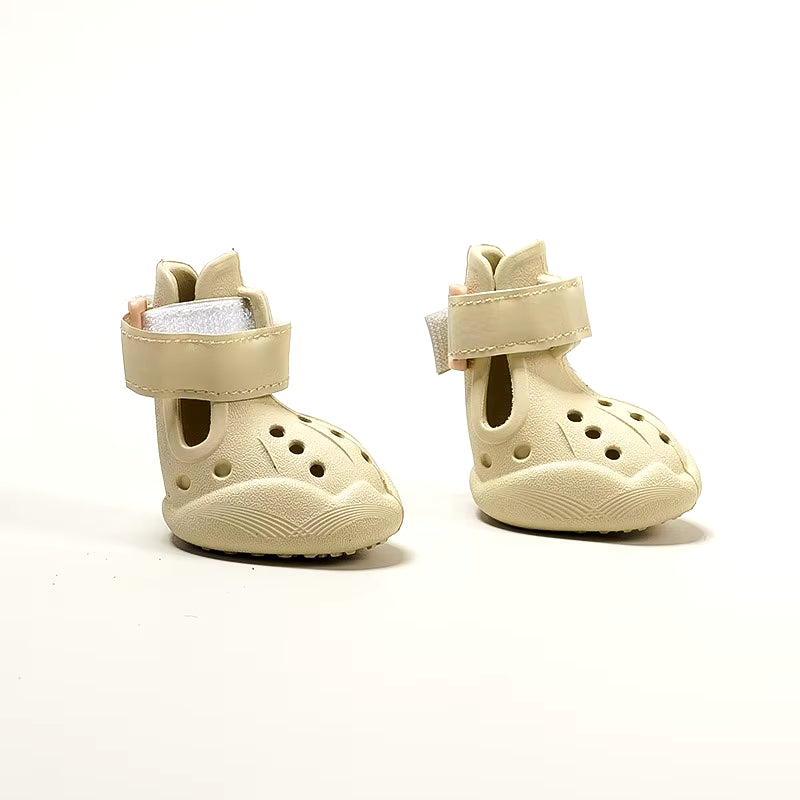 Dog Breathable Fashion Shoes Candy Colors Dog Sandals for Photo Small Dog Crocs Shoes for Dogs Soft Doggy Rubber Slipper Shoes