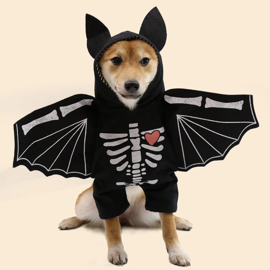 Wholesale Dog Bat Clothing Halloween Pet Costumes Bat Wings for Small Medium Large Dogs
