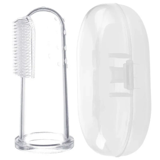1PC Super Soft Pet Finger Dog Toothbrush Teddy Dog Brush Bad Breath Tartar Teeth Tool Cat Cleaning Dog Supplies Accessories