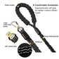 ​Durable Pet Leash Reflective Stretchable Leash Outdoor Training Metal Clasp Cushioned Handle Dog Leash