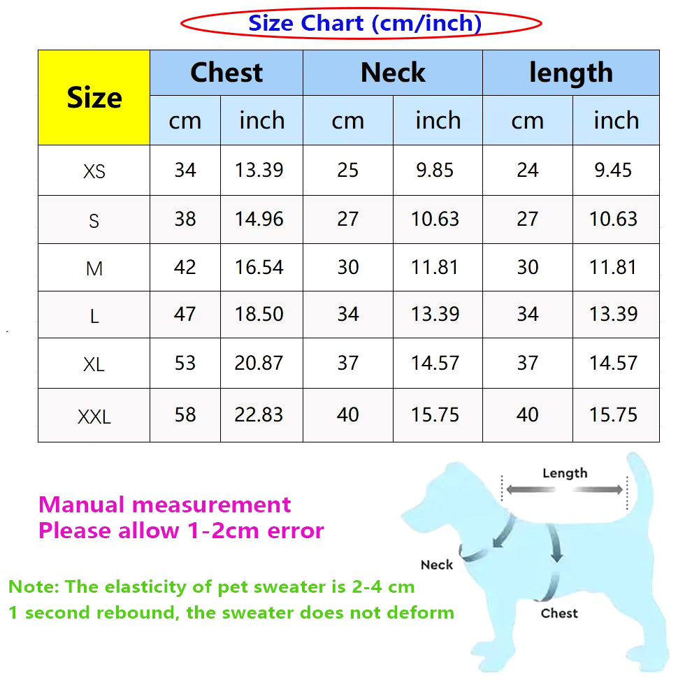 Dashund Dog Sweater New Fashion Dachshund French Bulldog Dog Clothes Autumn Winter Warm Outdoor Dog Coat