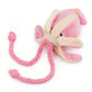 Supet 1Pc Interactive Plush Octopus Shaped Pet Toy with Rope for Cats and Dogs LATEST