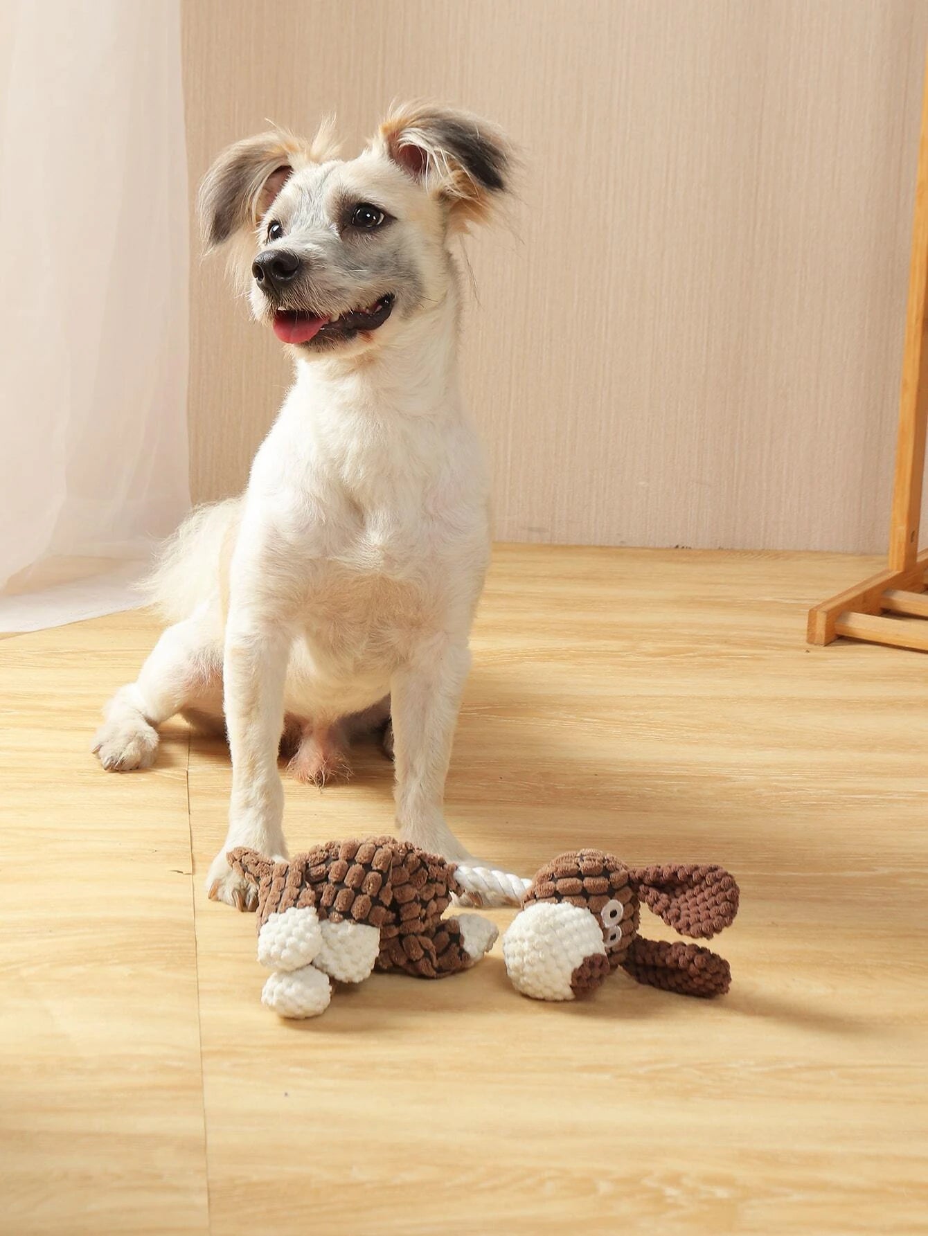 1Pc Small/Medium Sized Pet Plush Donkey Grinding Teeth Toy, Anxiety & Boredom Relief, with Built-In Sound, Only for Pet Use