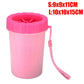 Dog Foot Cup Paw Washer Cleaner Dog Cat Foot Cleaning Brush Soft Silicone Dog Paw Cleaning Dog Paw Cleaning Bucket Accessories