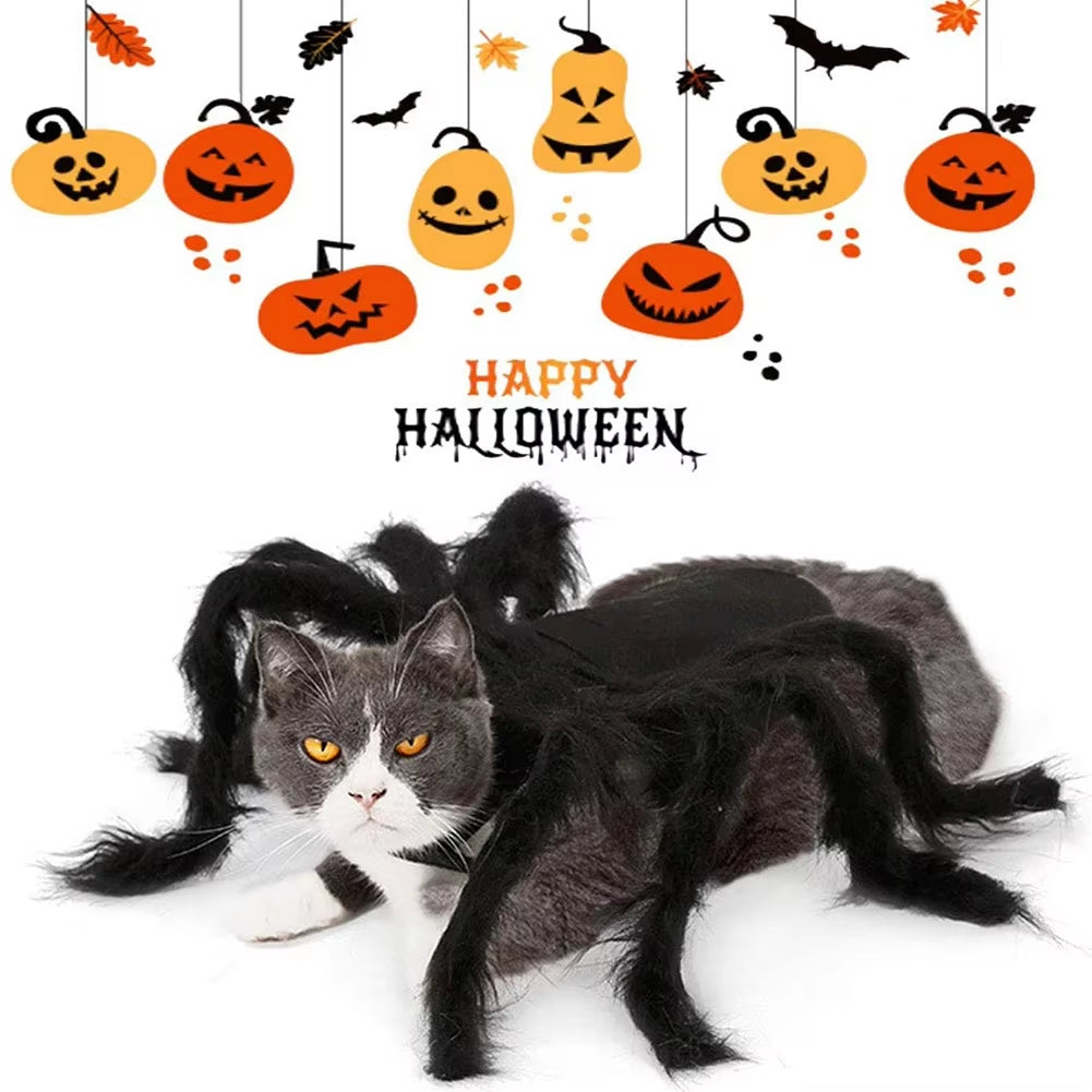 Pets Dog Spider Costume Dogs Cats Sweatshirt Clothes for Halloween Christmas Cosplay Theme Party Costume