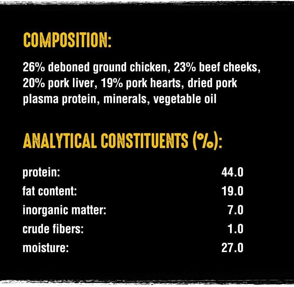 Protein Chunks 6 X 55 G Snacks, Dog Treats Chicken with High Protein, Grain-Free
