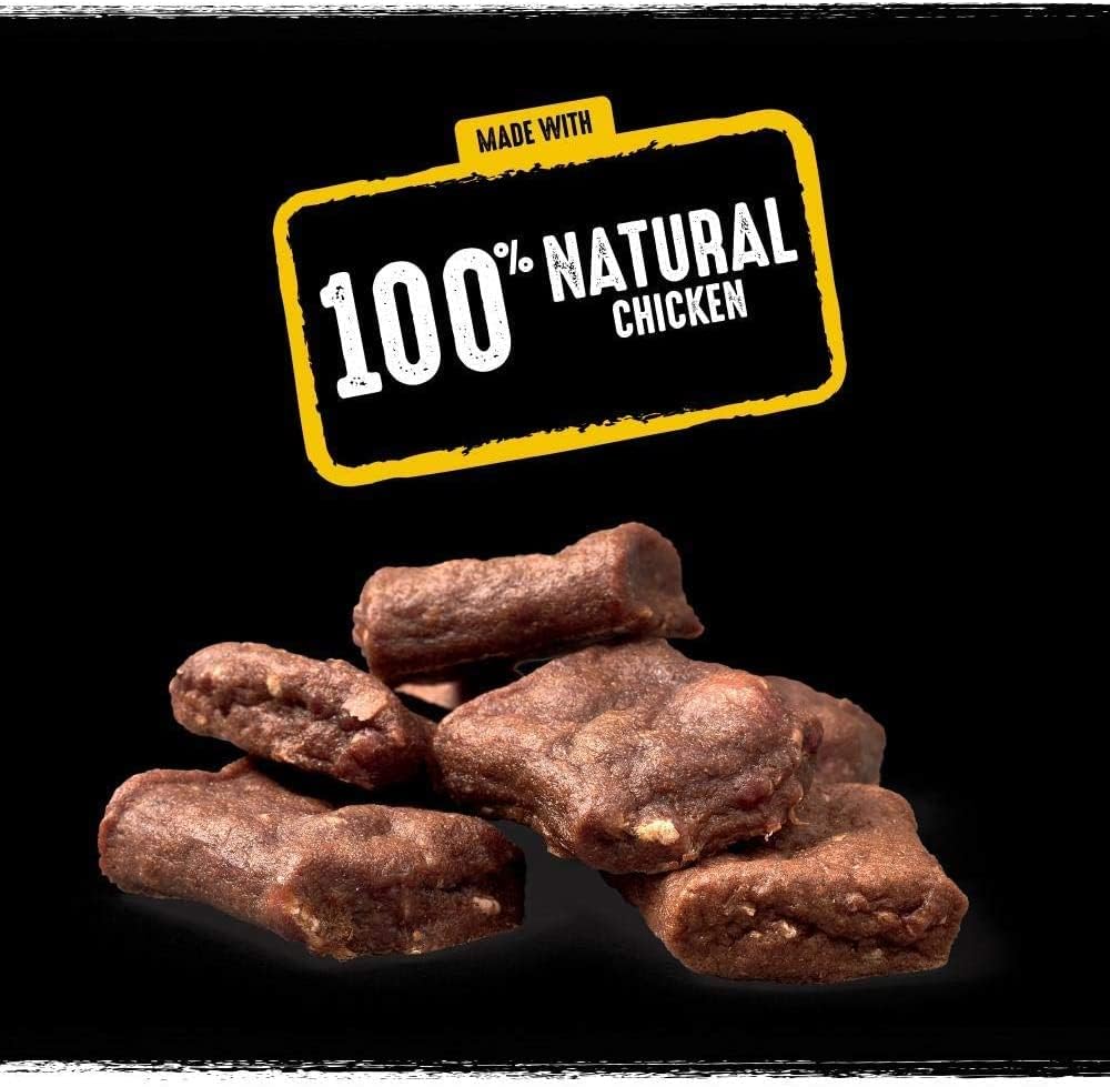 Protein Chunks 6 X 55 G Snacks, Dog Treats Chicken with High Protein, Grain-Free