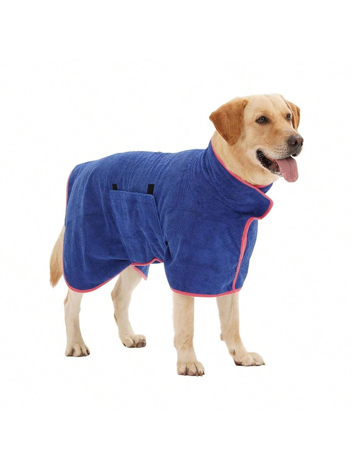 1Pc Pet Absorbent Bathrobe, Quick-Drying Towel for Dogs, Cats or Other Animals