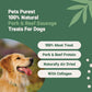 Natural Dog Treat Chews - 100% Healthy Air-Dried Pork & Beef Sausage Meat Treats for Dogs, Puppy & Senior. Grain & Gluten Free Low Fat Raw Protein Dog Food Snack (200G)