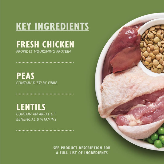 Lily’S Kitchen Made with Natural Ingredients Adult Dry Dog Food Organic Chicken Bake Balanced Nutrition 1Kg
