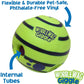 Wobble Wag Giggle Glow Ball Interactive Dog Toy Fun Giggle Sounds When Rolled or Shaken Pets Know Best as Seen on TV