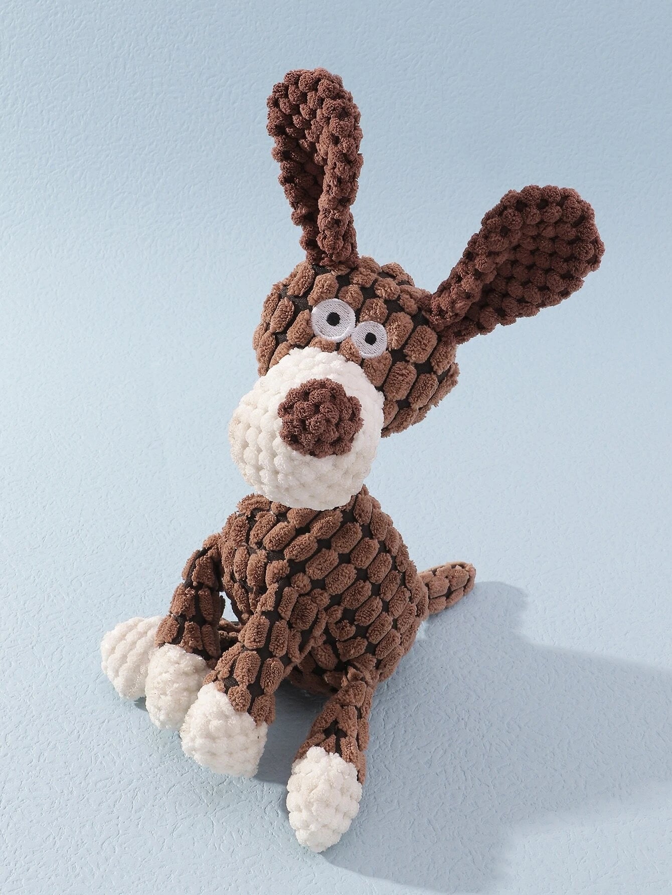 1Pc Small/Medium Sized Pet Plush Donkey Grinding Teeth Toy, Anxiety & Boredom Relief, with Built-In Sound, Only for Pet Use