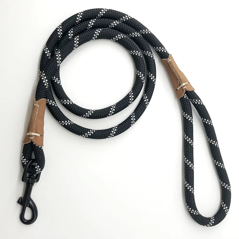 Dog Training Leash Rope Dog Check Cord/ Lightweight Small Medium Dog Tracking Leads 2M 5M 10M Black Red Color Long Dog Leash