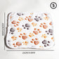 1Pc All Seasons Universal [Thin Style] Pet Paw Print Blanket Suitable for Medium & Small Cats & Dogs Sleeping Pad or Blanket, It Is Thin Though.