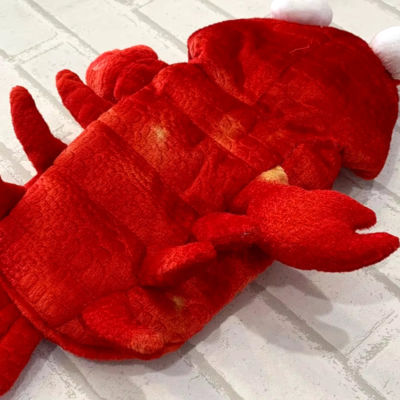 Lobster Pet Costume Cartoon Cosplay Costume Party Dog Cat Halloween Chirstmas Lobster Design Dog Cat Halloween Chirstmas Party