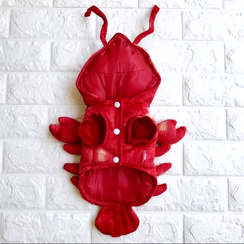 Lobster Pet Costume Cartoon Cosplay Costume Party Dog Cat Halloween Chirstmas Lobster Design Dog Cat Halloween Chirstmas Party