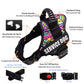 Walking Dog Harnesses Safety No-Pull Breathable Service Dog Vest Collar Adjustable Reflective Pet Harness with Outdoor Training