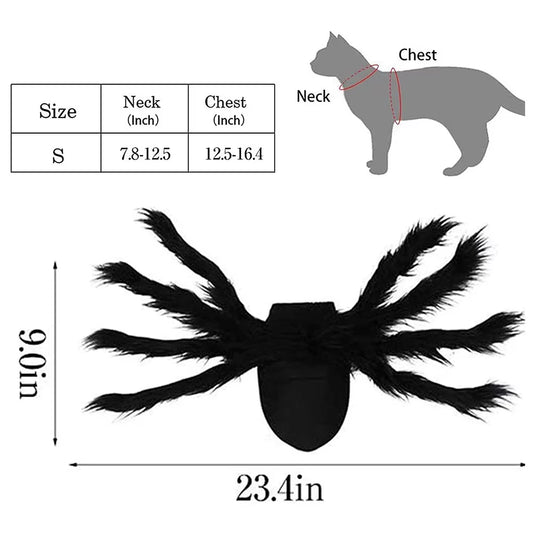 Pets Dog Spider Costume Dogs Cats Sweatshirt Clothes for Halloween Christmas Cosplay Theme Party Costume