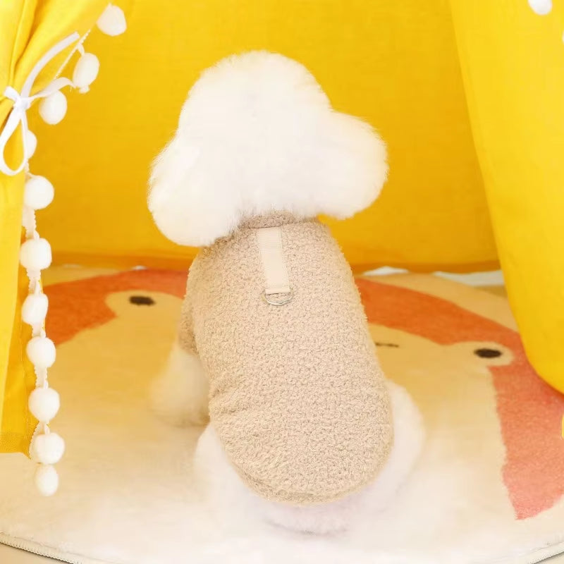 Winter Warm Dog Sweater for Small Dogs Plush Dog Clothes Soft Puppy Coat Jacket Chihuahua Teddy Bicon Puppy Clothes Dog Supplies