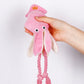 Supet 1Pc Interactive Plush Octopus Shaped Pet Toy with Rope for Cats and Dogs LATEST