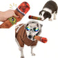 1Pc Rust Brown Pet Toy Chewing Cigar for Dogs, Durable Squeaky Toy Suitable for Medium & Small Pets LATEST
