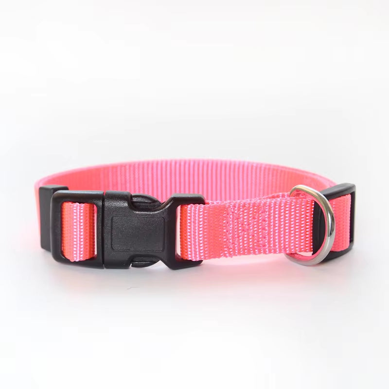 Adjustable Pet Collars Nylon Puppy Kitten Collar Strong and Durable Neck Band Suitable for Small and Medium Dogs and Cats