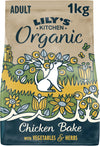Lily’S Kitchen Made with Natural Ingredients Adult Dry Dog Food Organic Chicken Bake Balanced Nutrition 1Kg