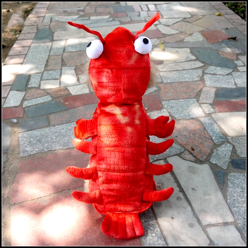 Lobster Pet Costume Cartoon Cosplay Costume Party Dog Cat Halloween Chirstmas Lobster Design Dog Cat Halloween Chirstmas Party