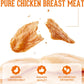 PACK’N PRIDE Natural Dog Treats, 200 G Air-Dried Chicken Fillets, Low Fat Chicken Breast Jerky, Dog Chews for Small&Medium&Large Dogs, Grain-Free Dog Training Treats, High in Protein
