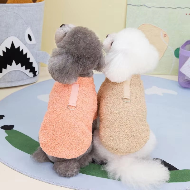 Winter Warm Dog Sweater for Small Dogs Plush Dog Clothes Soft Puppy Coat Jacket Chihuahua Teddy Bicon Puppy Clothes Dog Supplies