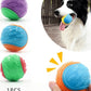1Pc Pet Dog Molar Bite-Resistant Ball Toy with Sound for Bite Training, Random Color LATEST