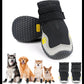 Dog Shoes for Large Size Dogs, Waterproof Medium Large Dog Boots, for Hot Pavement Winter Snow Hiking Breathable Elastic