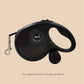 1Pc Multifunctional Pet Automatic Retractable Leash with Garbage Bin, Outdoor Dog Walking Leash, Anti-Slip Handle with Rubber Coating, Suitable for Medium and Large Cats and Dogs